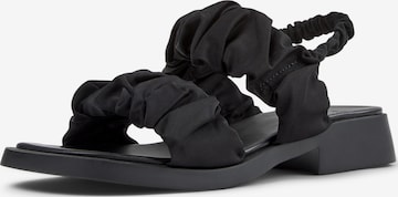 CAMPER - Sandália ' Dana ' em preto: frente