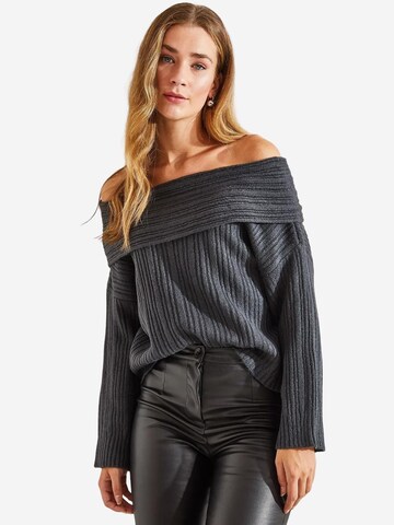 Bianco Lucci Pulover 'Pullover' | siva barva