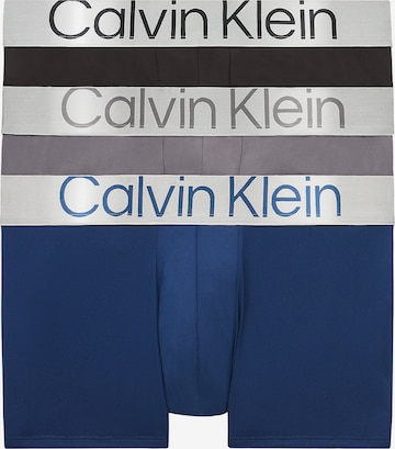 Regular Boxeri de la Calvin Klein Underwear pe albastru: față