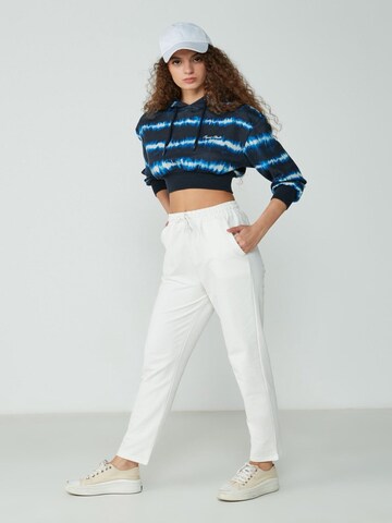 C&City Tapered Hose in Weiß: Vorderseite