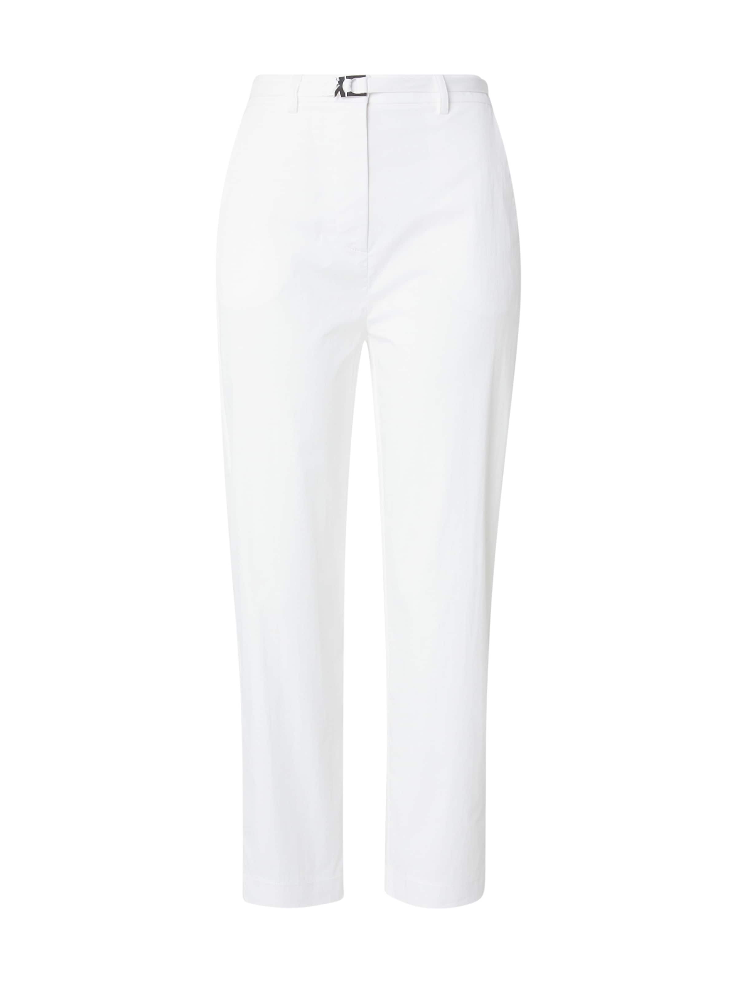 PATRIZIA PEPE Regular Pants in White: front