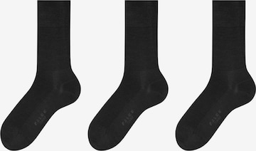 FALKE Socken 'Tiago' in Schwarz: predná strana