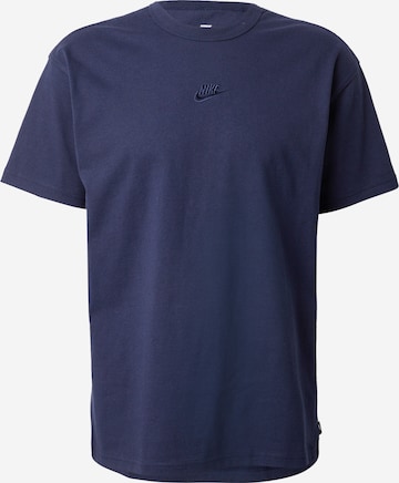 Nike Sportswear Tričko 'Premium Essentials' - Modrá: predná strana