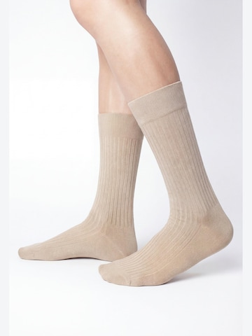 Ciocca Socks in Beige
