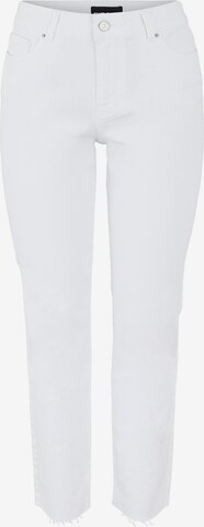 PIECES Skinny Jeans 'Luna' i hvid: forside