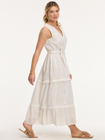 Shiwi Лятна рокля 'Julia' в бяло