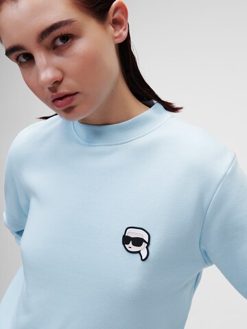 Sweat-shirt 'Ikonik 2.0' Karl Lagerfeld en bleu