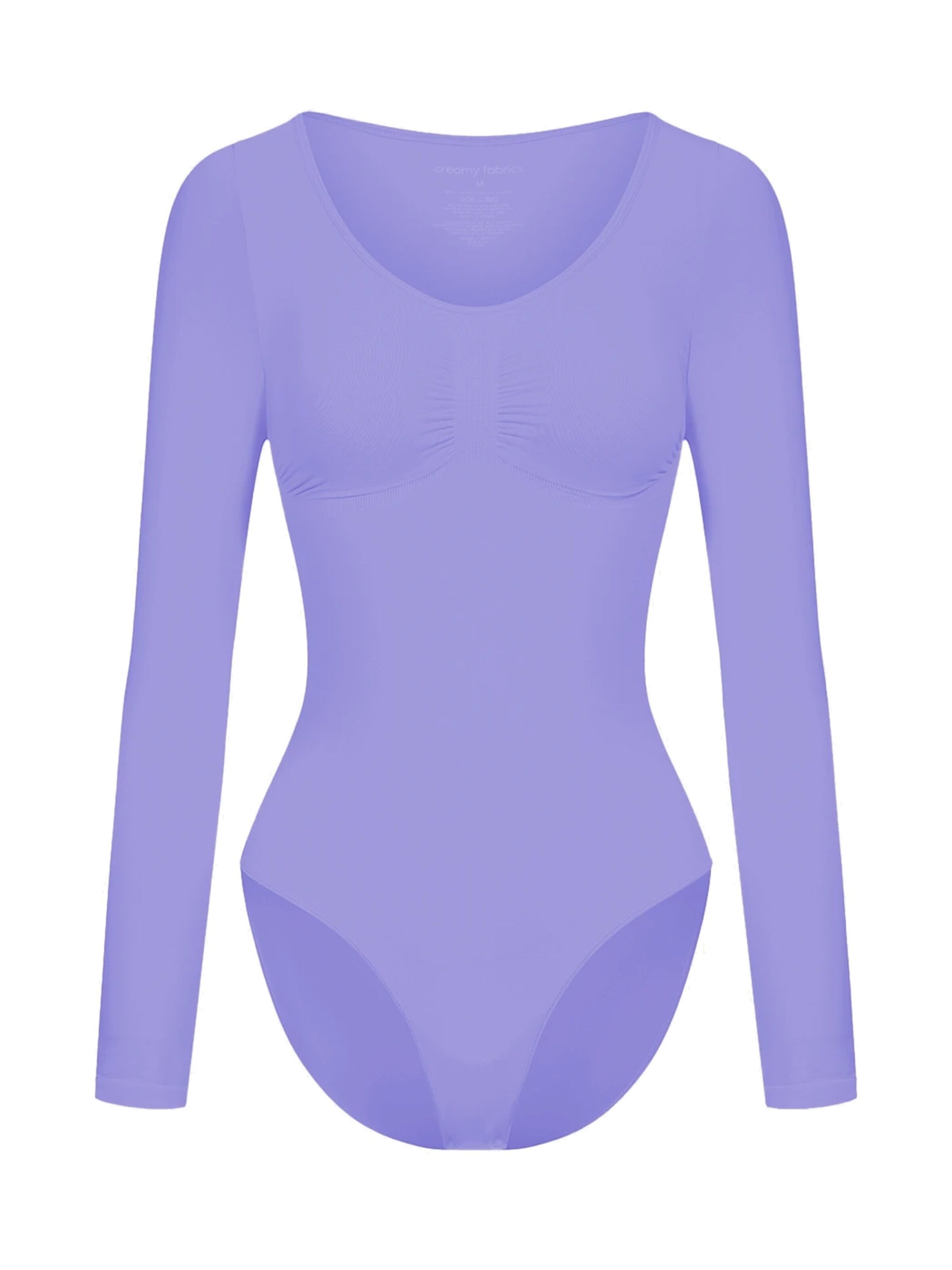 cfab Shapingbody 'Bodysuit Sculpting Shapewear Longsleeve mit Slip' in Lila: voorkant
