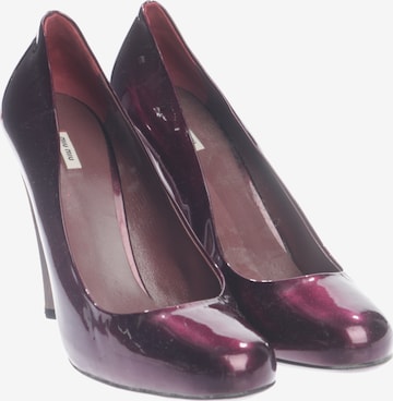 Miu Miu Pumps 39 in Lila: Vorderseite