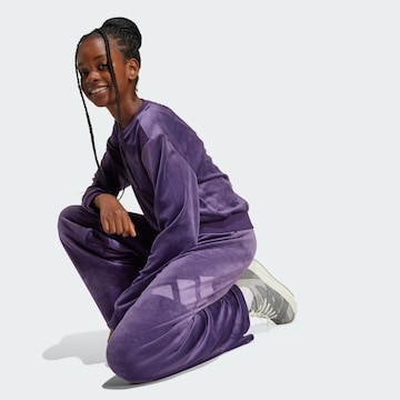 ADIDAS SPORTSWEAR Wide leg Sportbroek 'Seasonal Essentials' in Lila