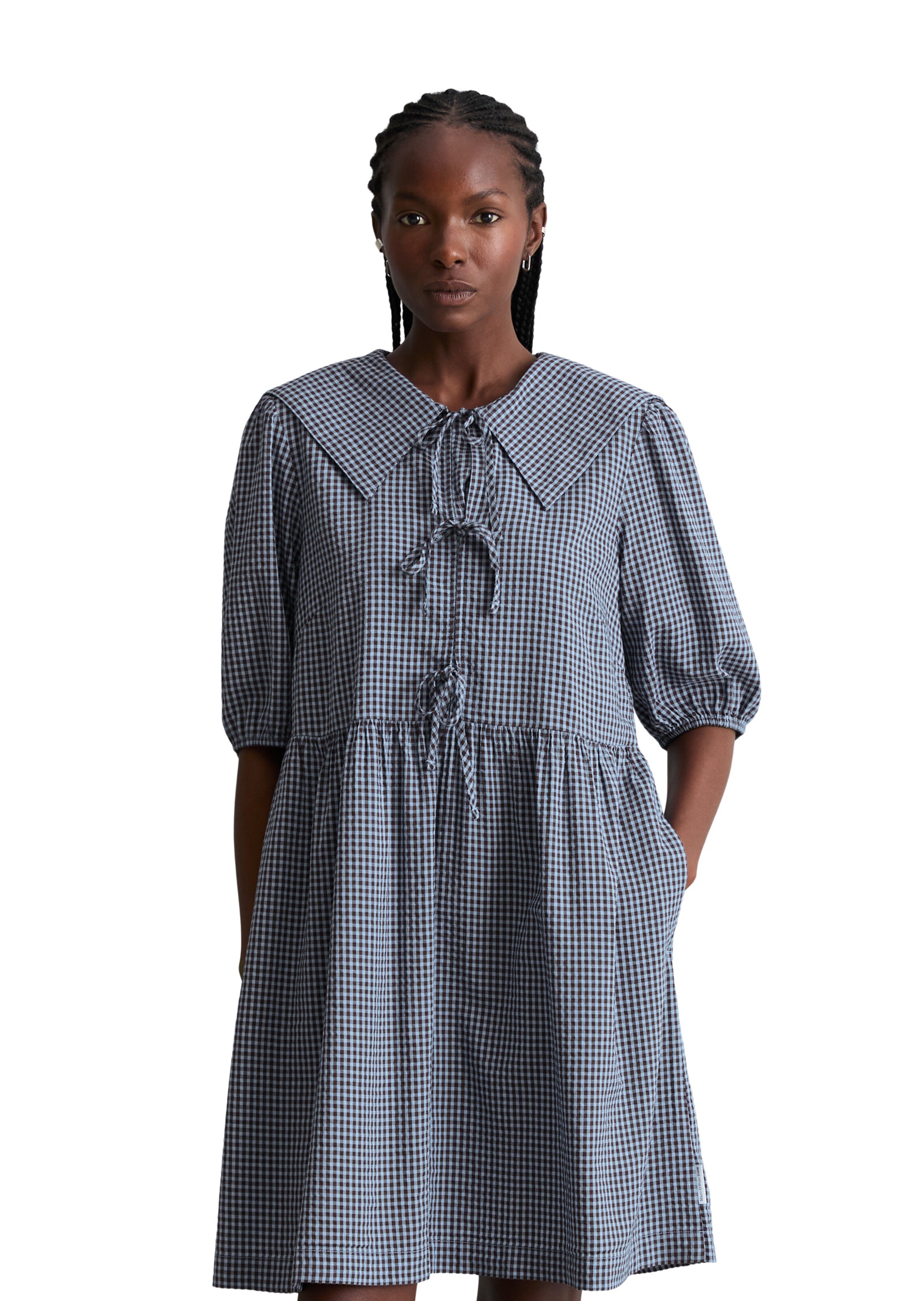 Marc O'Polo DENIM Jurk in Blauw: voorkant
