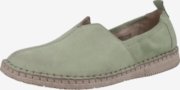 JOSEF SEIBEL Classic Flats 'Sofie 38' in Green: front