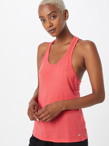 Marika Sports Top in Pink: front