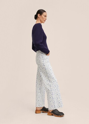 MANGO Wide leg Jeans 'carmen' in Wit