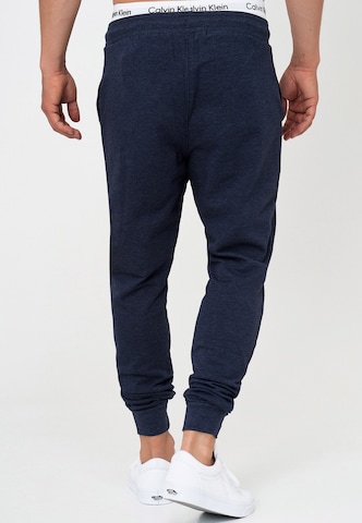 INDICODE JEANS Tapered Broek 'Eberline' in Blauw