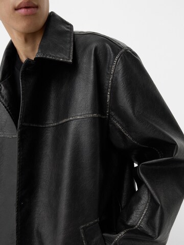 Bershka Between-season jacket in Black
