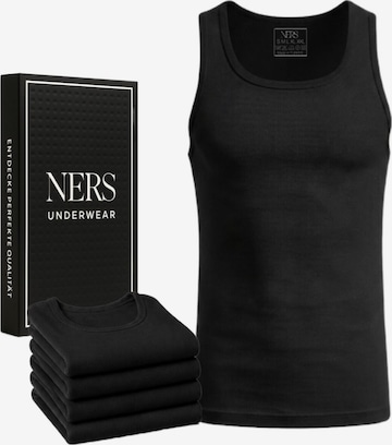 NERS Undershirt 'Luxe' in Black: front