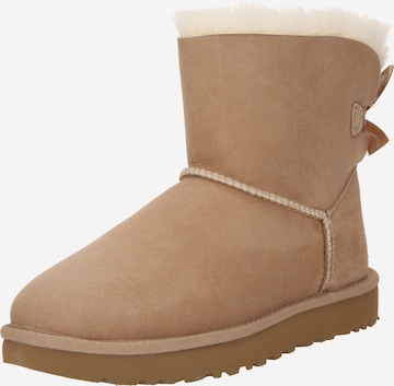 Boots da neve 'Bailey Bow II' di UGG in beige: frontale