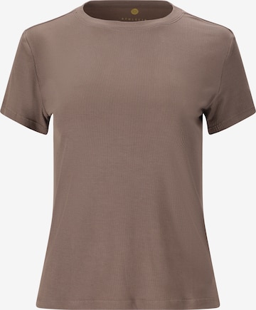 Athlecia Performance Shirt 'Tinashe' in Brown: front