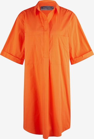 White Label Shirt Dress in Orange: front