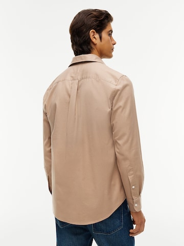 TOMMY HILFIGER Comfort Fit Hemd in Beige