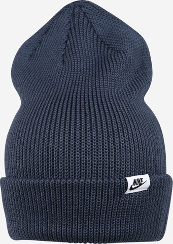 Bonnet Nike Sportswear en bleu : devant