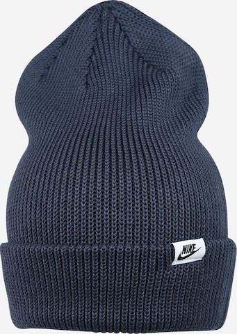 Nike Sportswear Čiapky - Modrá: predná strana
