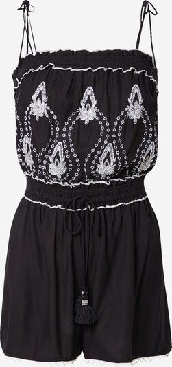 River Island Combinaison en noir / argent / blanc, Vue avec produit