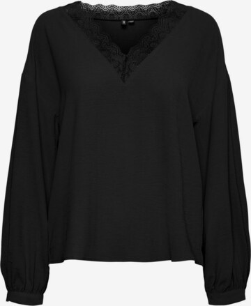 Chemisier 'Lyra' Vero Moda Curve en noir : devant