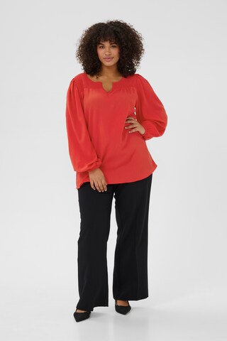 KAFFE CURVE Bluse 'KCLunda' in Rot