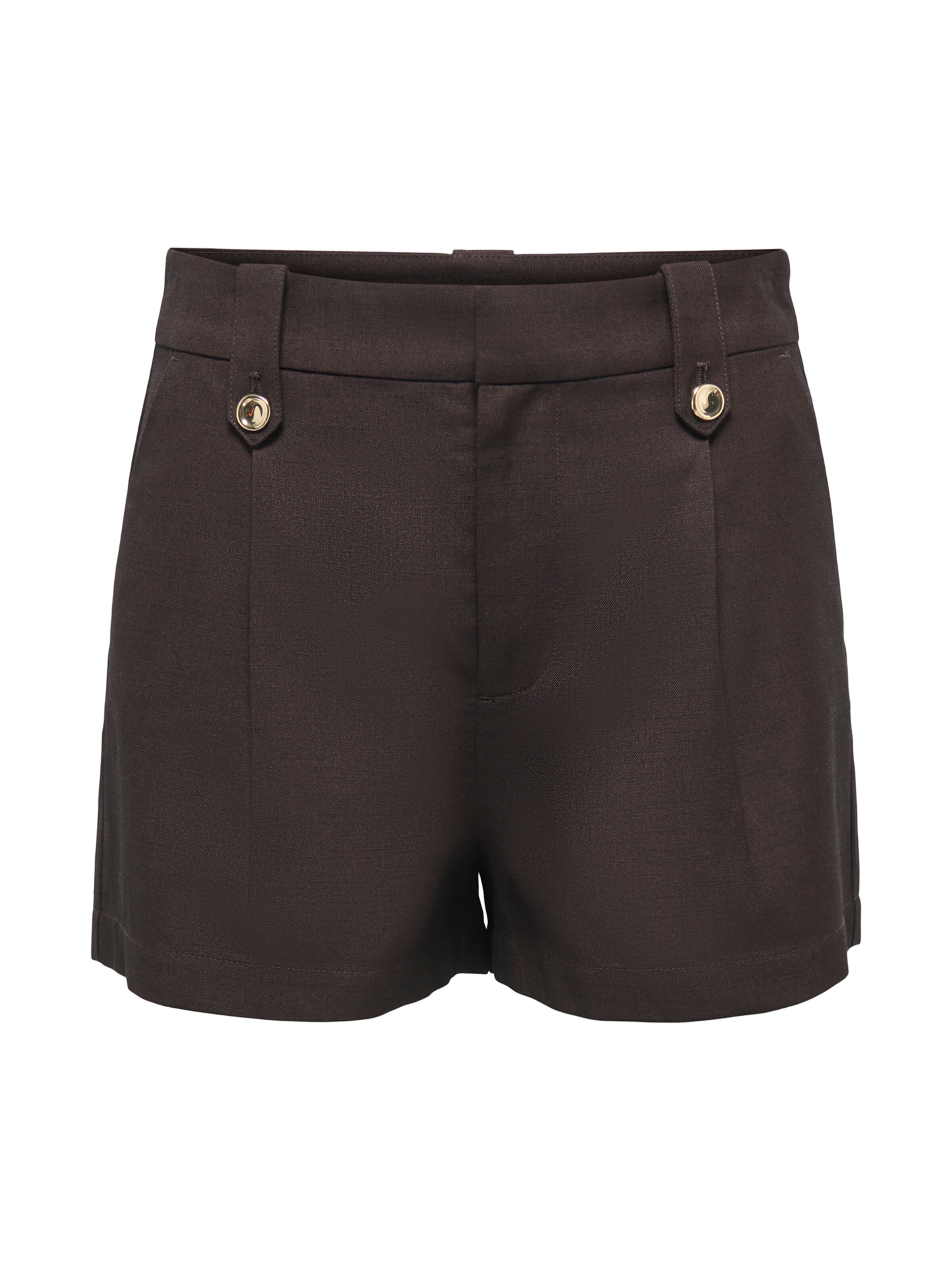 ONLY Pleat-front trousers 'ONLBAIA' in Brown: front