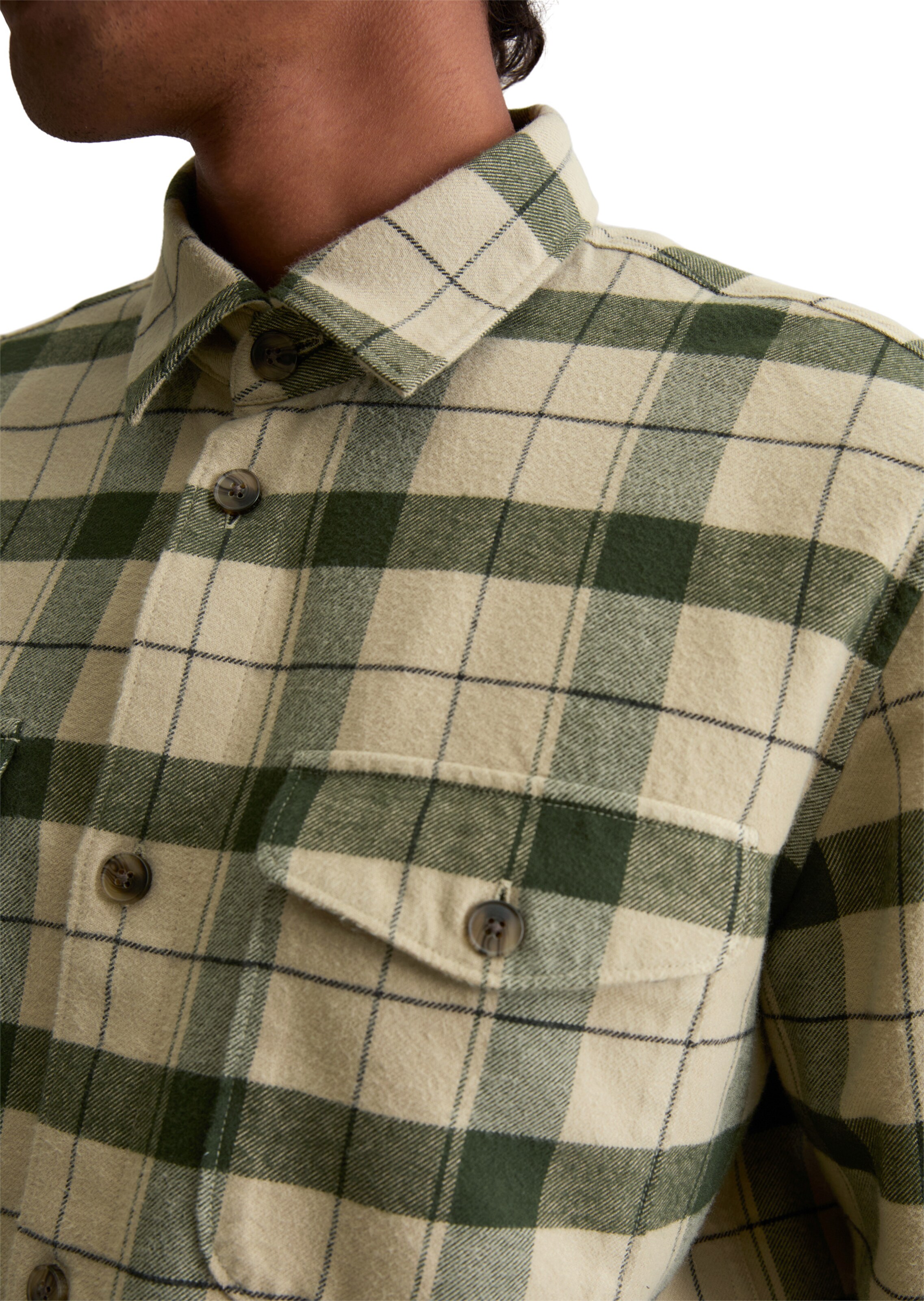 Marc O'Polo DENIM Regular fit Button Up Shirt in Beige