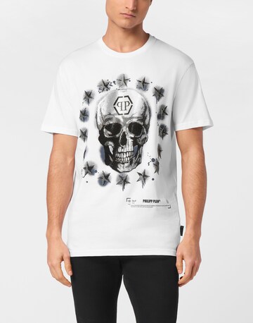 T-Shirt Philipp Plein en blanc