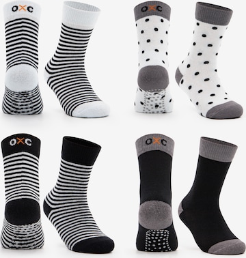 Occulto Socks 'Scivolo' in Black: front