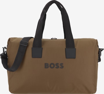 Sac de voyage 'Catch 3.0 Holdall' BOSS en marron : devant