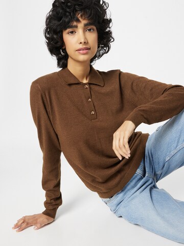 OBJECT Sweater 'THESS' in Brown