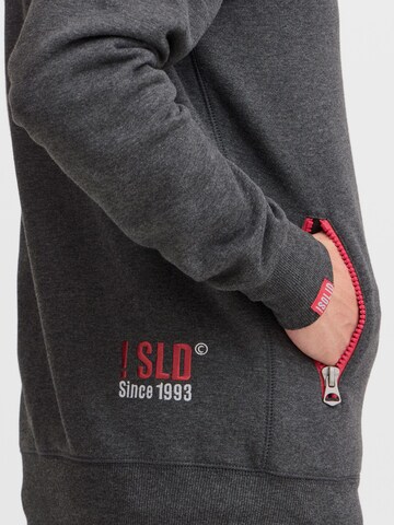 !Solid Sweatvest 'Benn' in Grijs