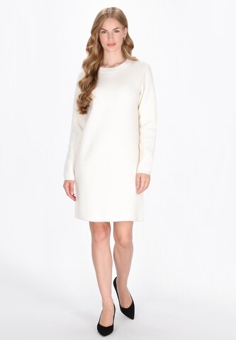 Robes en maille DreiMaster Klassik en blanc