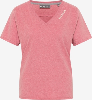 Maglietta 'TALVI' di Elbsand in rosa: frontale