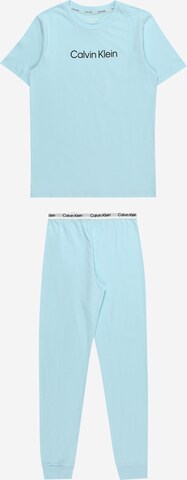 Calvin Klein Underwear Nachtkledij in Blauw: voorkant