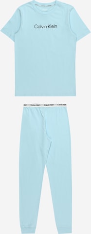 Calvin Klein Underwear Pyžamo – modrá: přední strana