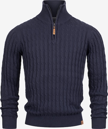 INDICODE JEANS Pullover 'Hector' in Blau: Vorderseite