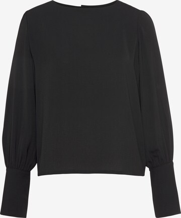 LASCANA Blouse in Black: front