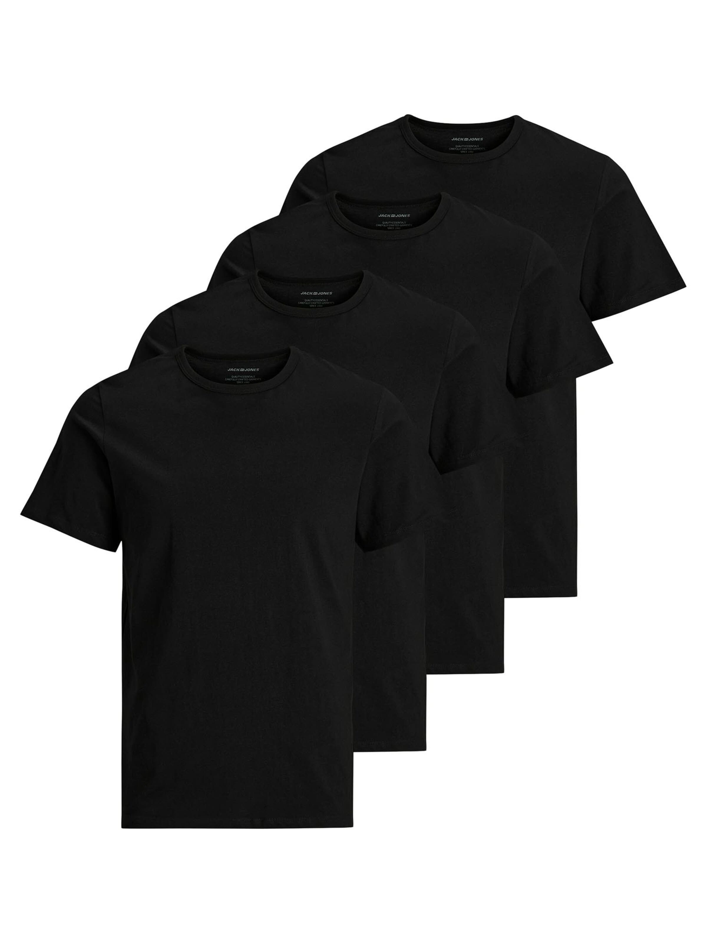 JACK & JONES Shirt 'Basic' in S in de kleur Zwart, Productweergave