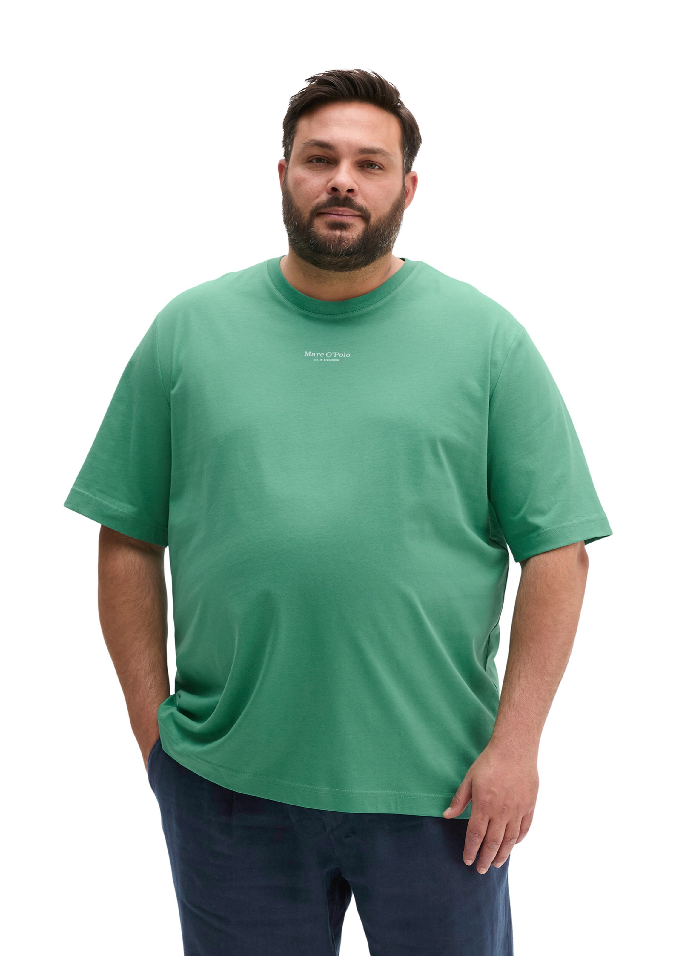 Marc O'Polo Shirt in Groen: voorkant