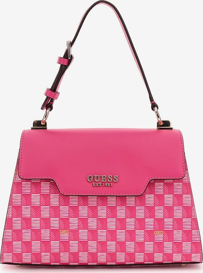 GUESS Handtasche 'Hallie' in gold / fuchsia / hellpink, Produktansicht