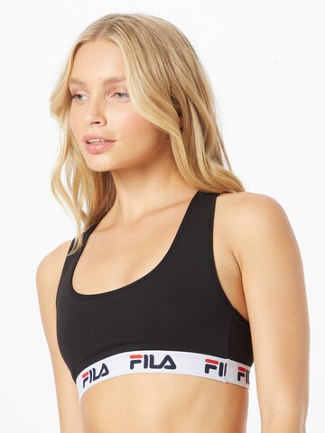 FILA Bustier Sport-BH in Schwarz: predná strana