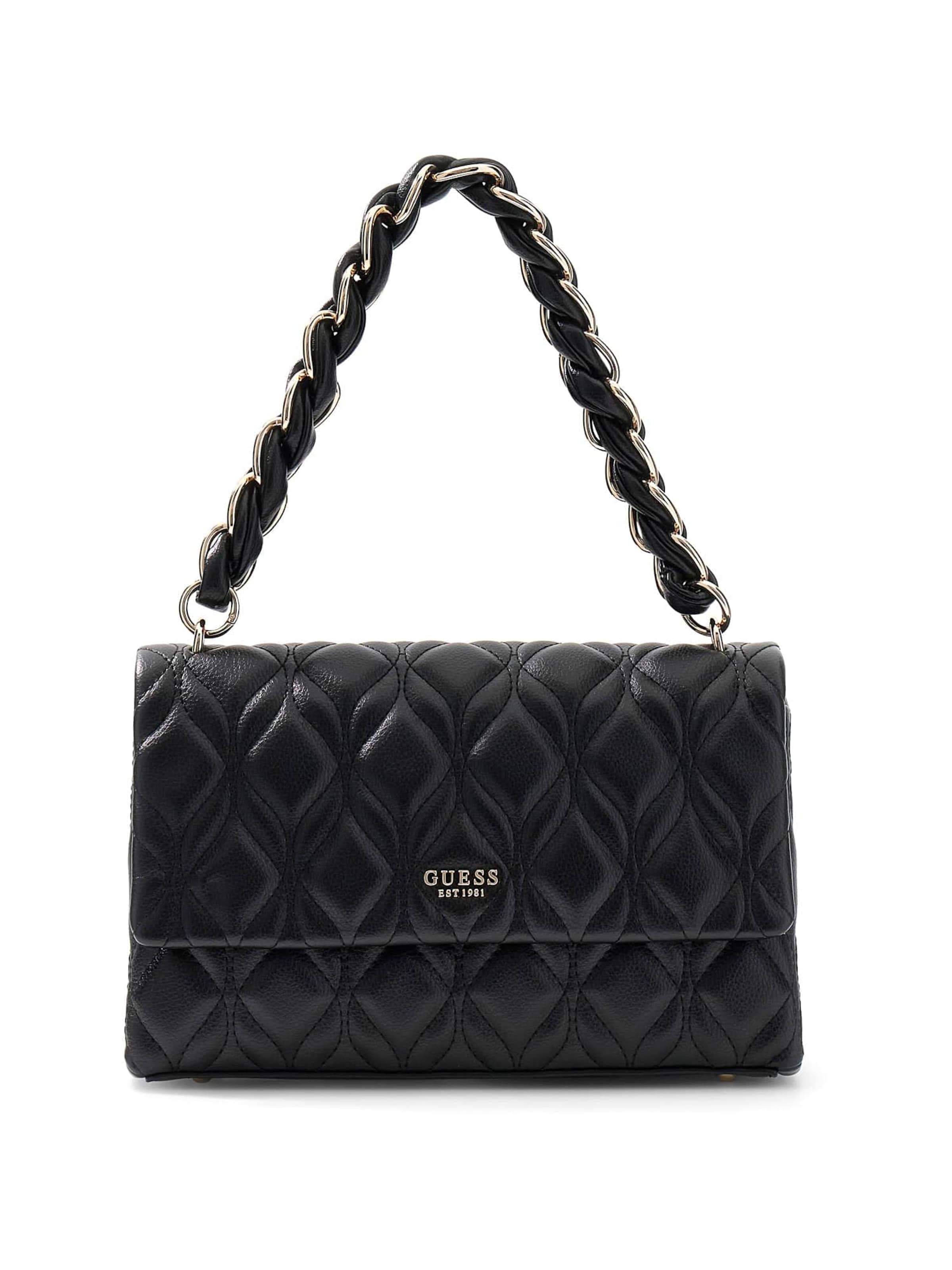 GUESS Schultertasche 'Maxine' in Schwarz: Vorderseite