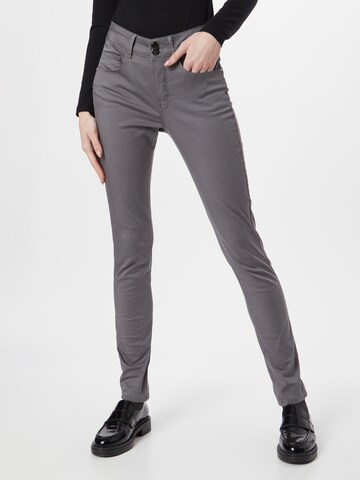 s.Oliver BLACK LABEL Skinny Jeans in Grijs: voorkant