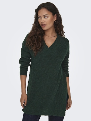 JDY Sweater 'Ingeborg Ada' in Green